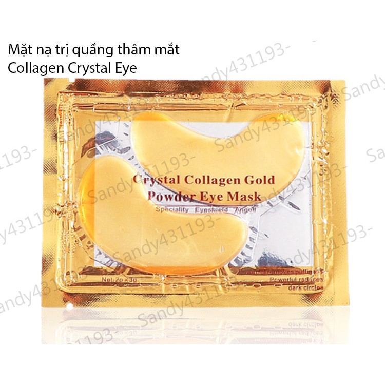 Bộ 50 mặt nạ chống quầng thâm mắt Collagen Crystal Eyes