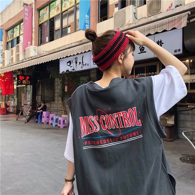 Áo gile ulzzang