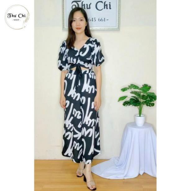 Set đồ bộ nữ hàng Taobao cao cấp vải voan mềm mịn mát, ít nhăn 😍 '