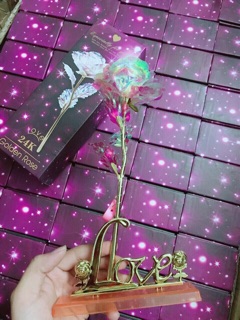 Hoa Hồng Galaxy Phát Sáng