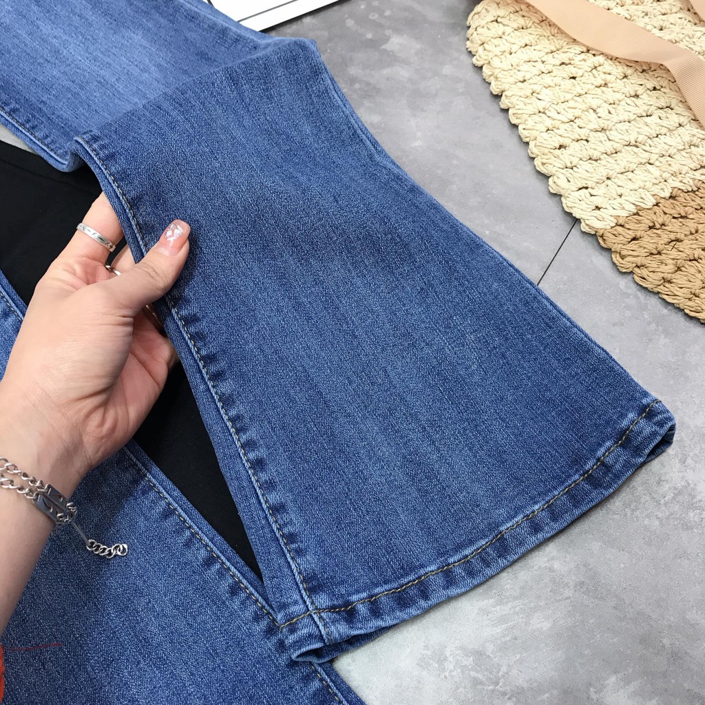 Quẩn jeans ống loe 2 màu mã 8366+8094+8303(kèm ảnh thật)