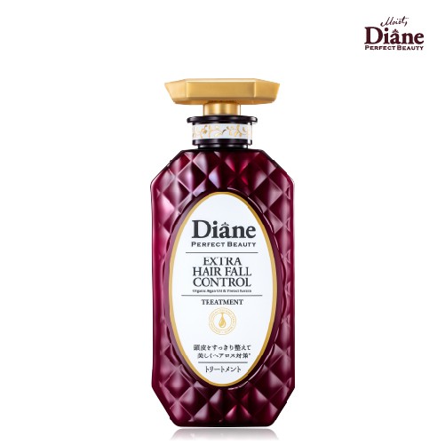 Combo Gội xả dành cho tóc yếu, rụng nhiều, nhiều gàu Moist Diane Extra Hair Fall Control 450mlx2