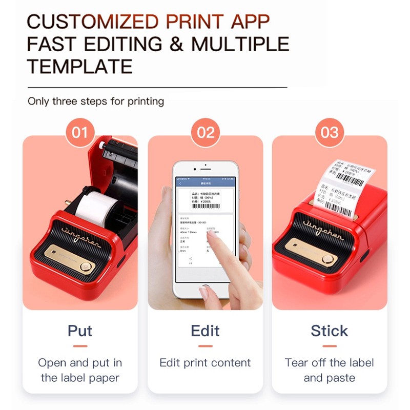 Máy in nhãn Niimbot B21 Máy in nhãn tự dính Máy in nhiệt Bluetooth di động | BigBuy360 - bigbuy360.vn