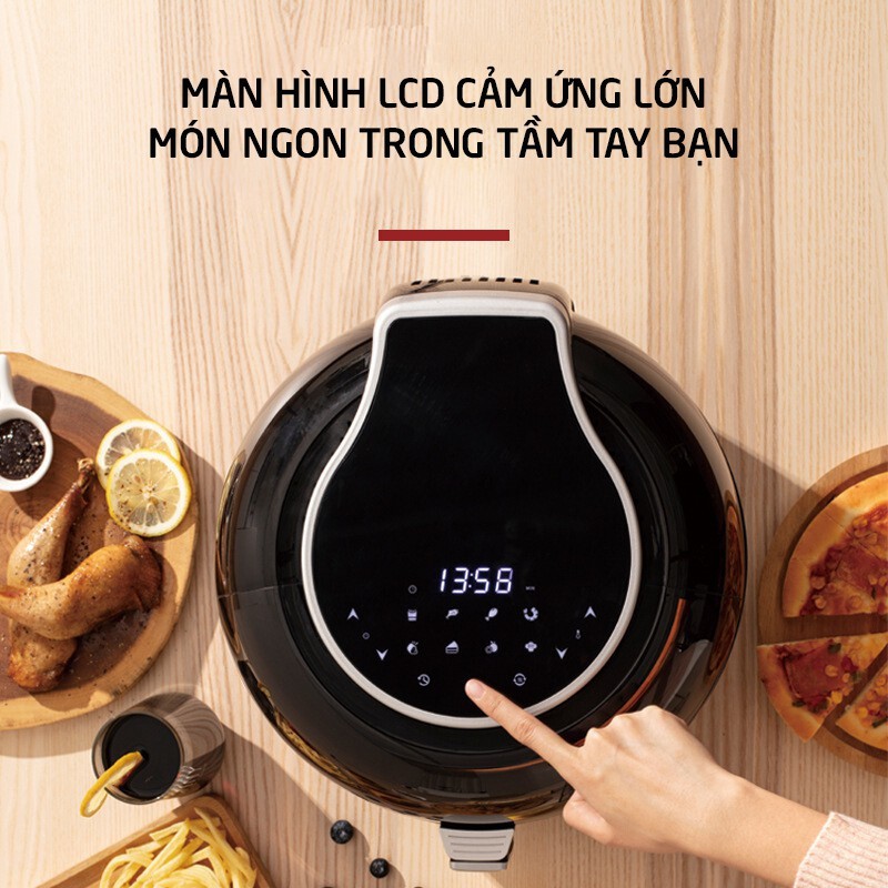 [Mã SKAMSALE03 giảm 10% đơn 200k] Nồi Chiên Không Dầu Vietstar PW-8087D 7 lít, Lò Chiên Điều Khiển Cảm Ứng