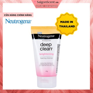 Sữa rửa mặt Neutrogena Deep Clean Brightening Foaming Cleanser ( 40g )