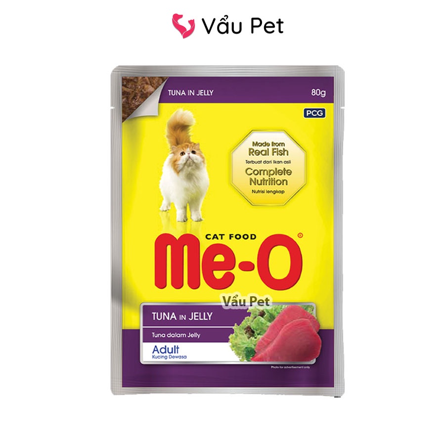 Pate mèo Me-o 80g - Pate cho mèo con, mèo lớn đầy đủ dinh dưỡng Vẩu Pet Shop