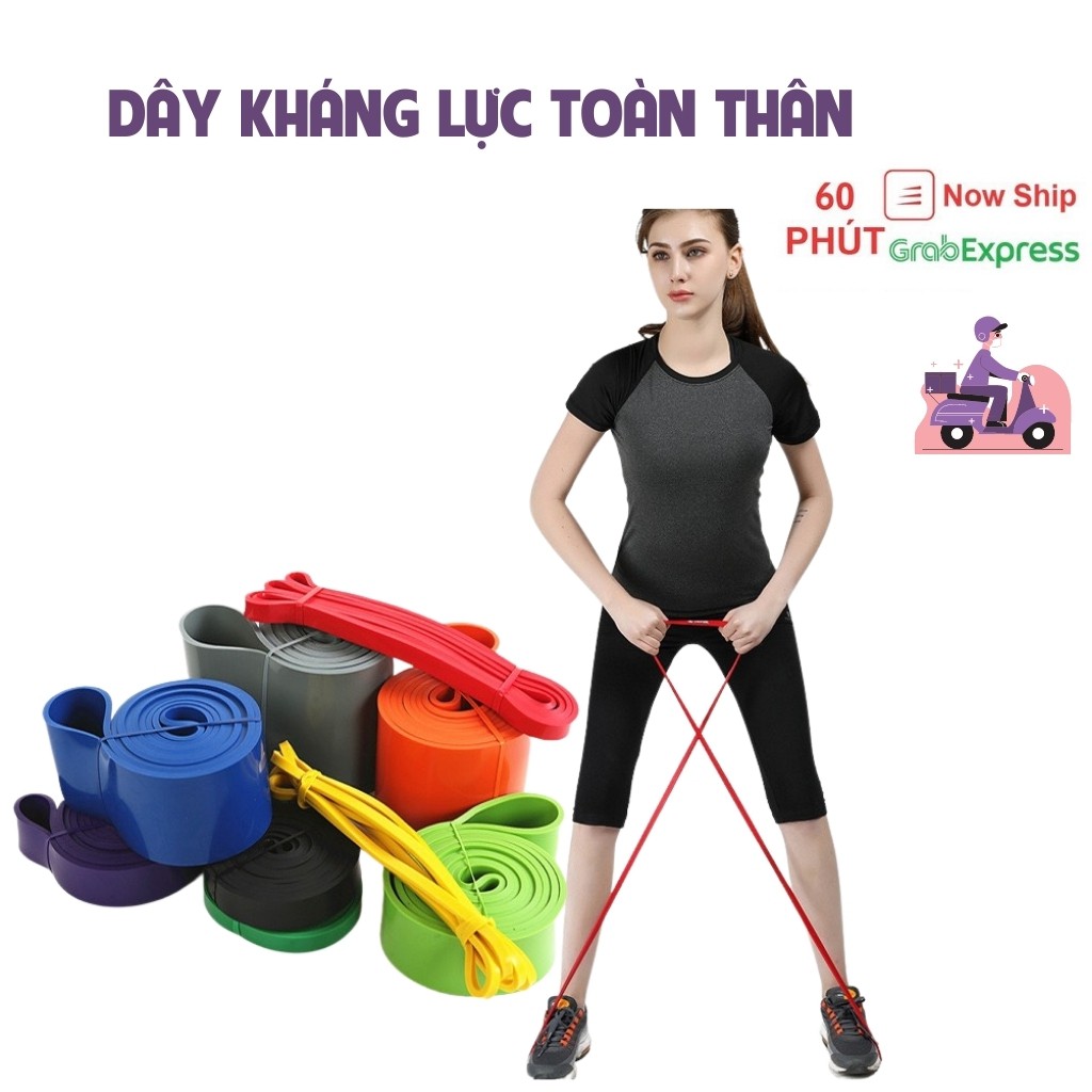 Dây Đa Năng Hỗ Trợ Tập Luyện -Dây Kháng Lực Tập Toàn Thân, dây cao su đàn hồi tập gym