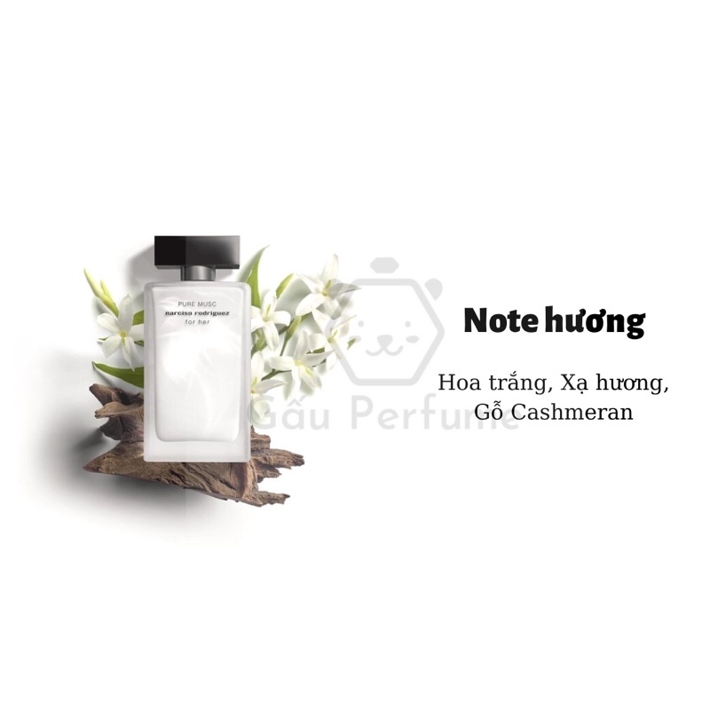 [Mã 1512FMCGSALE1 giảm 10% đơn 250K] Nước hoa chiết/Mẫu thử Narciso Pure Musc (Nar trắng) 10ML chính hãng | BigBuy360 - bigbuy360.vn