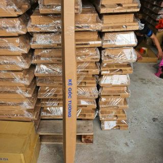 Kệ góc tường 5 tầng vân gỗ