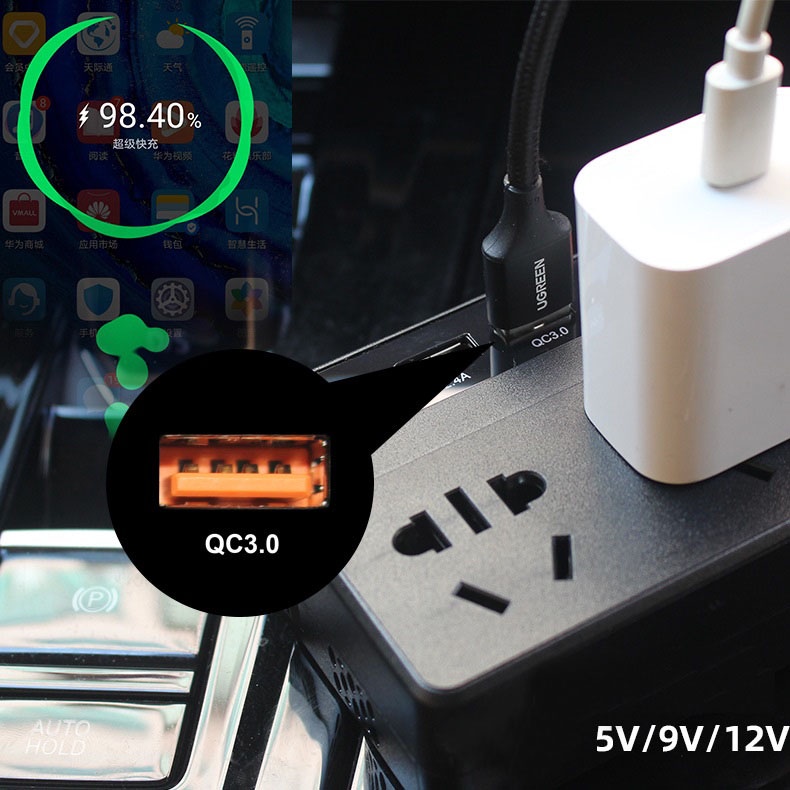 Bộ Chuyển Đổi Nguồn Điện DC 12V Sang AC 110V/220V 200W