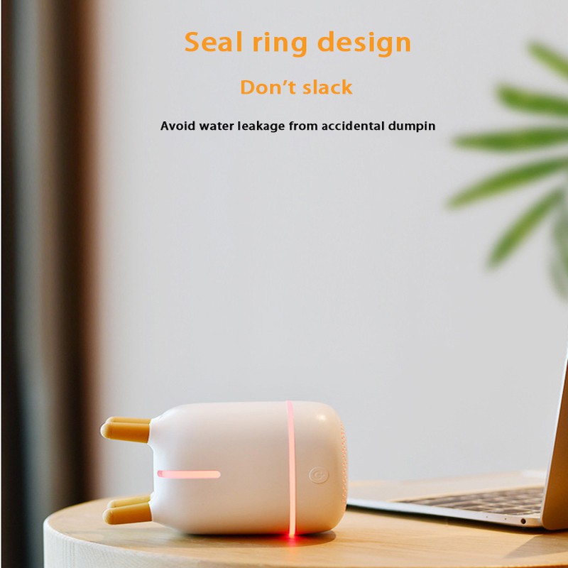 Máy phun sương tạo ẩm sắc màu dễ thương kiểu dáng kệ 3 chân có Led Shelf Humifidier