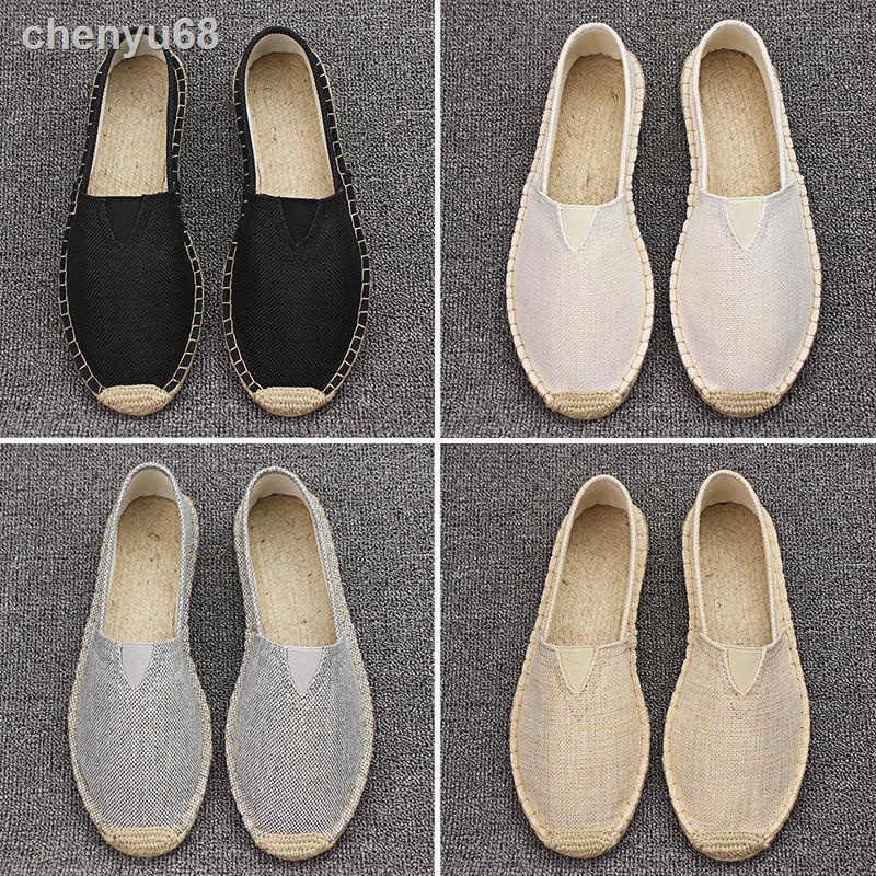 ✤Giày lười đan cói phối lanh thoáng khí thời trang cho nam | BigBuy360 - bigbuy360.vn