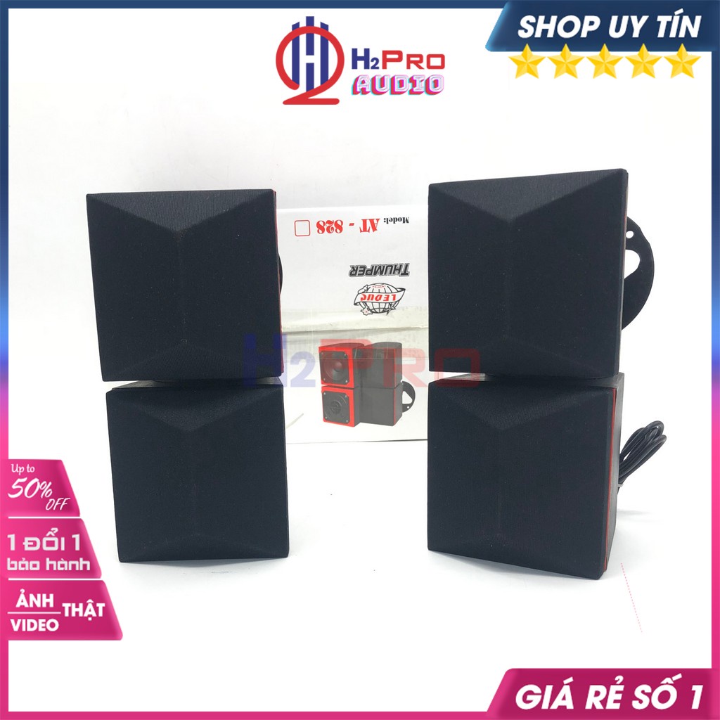 Bộ 4 Loa 2 Trung-2 Treble Thumper At-929, Loa Nâng Tiếng Treble-Mid Cao Cấp-200W-8 Ôm-Lời Sáng (Tụ Hàn Sẵn)-H2Pro Audio
