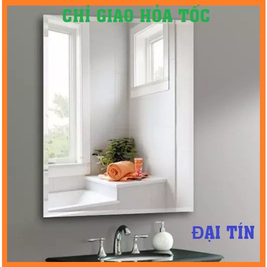 Gương Soi Nhà Tắm Cao Cấp PE-104  Đinh Và Pass Gắn Tường