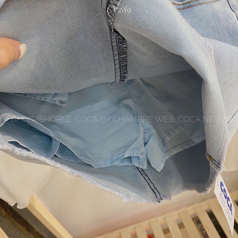 [CV289]🌐 Chân váy bò tôn dáng có lót quần vải mềm co giãn (Có sẵn/ảnh thật) | WebRaoVat - webraovat.net.vn