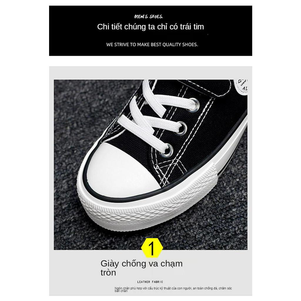 Giày thể thao CONVERSE vải bạt thời trang cho bé