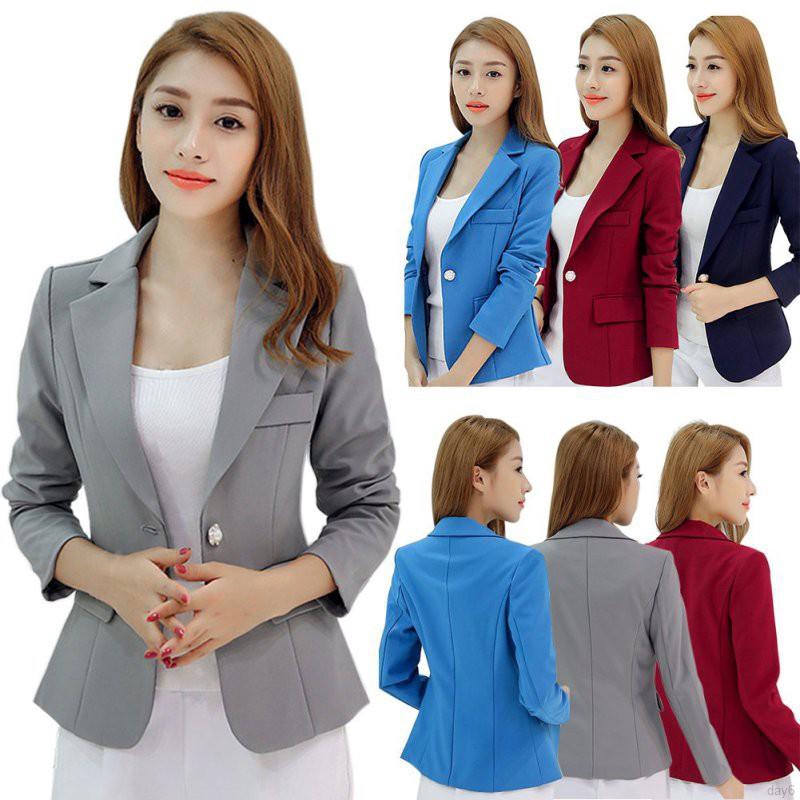FREESHIP ĐƠN 99K_ Áo khoác Blazer phối nút thời trang công sở cho phái nữ