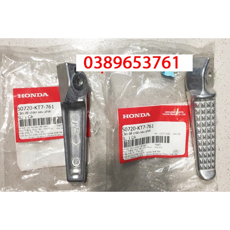 Gác chân sau Winner v1/Winner X/Winner V3/Sonic/GTR Zin chính hãng Honda