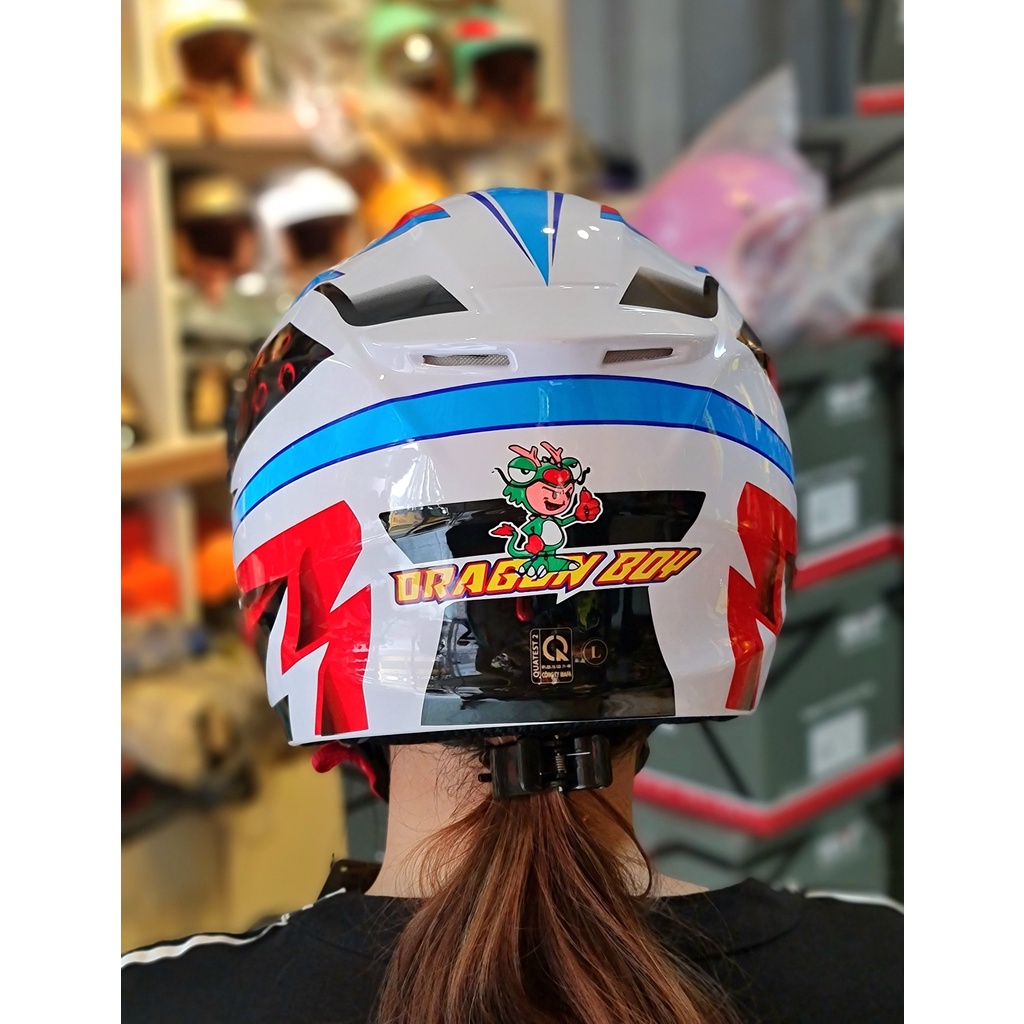 Mũ bảo hiểm 3/4 Royal XH01 tem Dragon boy chính hãng