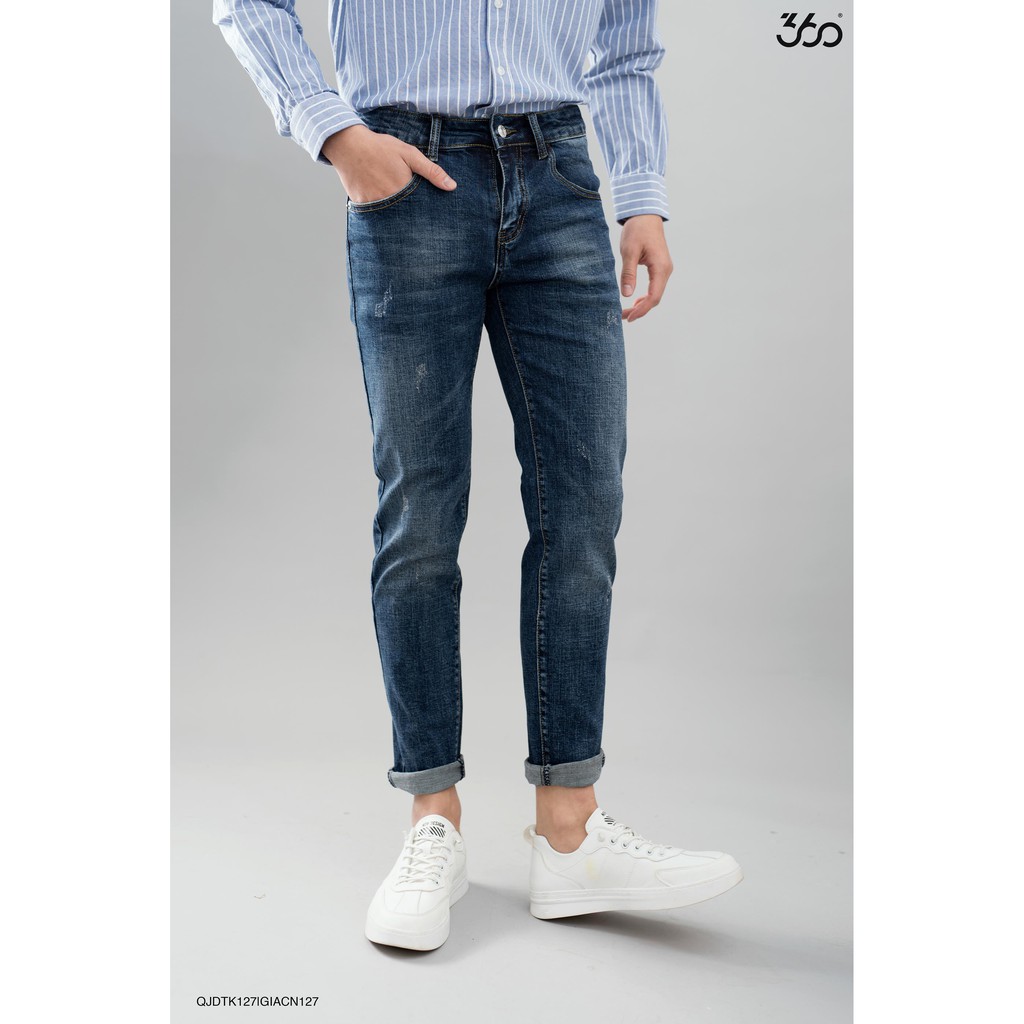 Quần jean nam cao cấp thương hiệu 360 Boutique - QJDTK127 | BigBuy360 - bigbuy360.vn