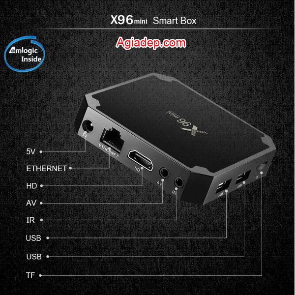 TV Box X96 mini 2G 16G - Xem truyền hình phim online youtube chơi games - Tivibox xịn cấu hình mạnh