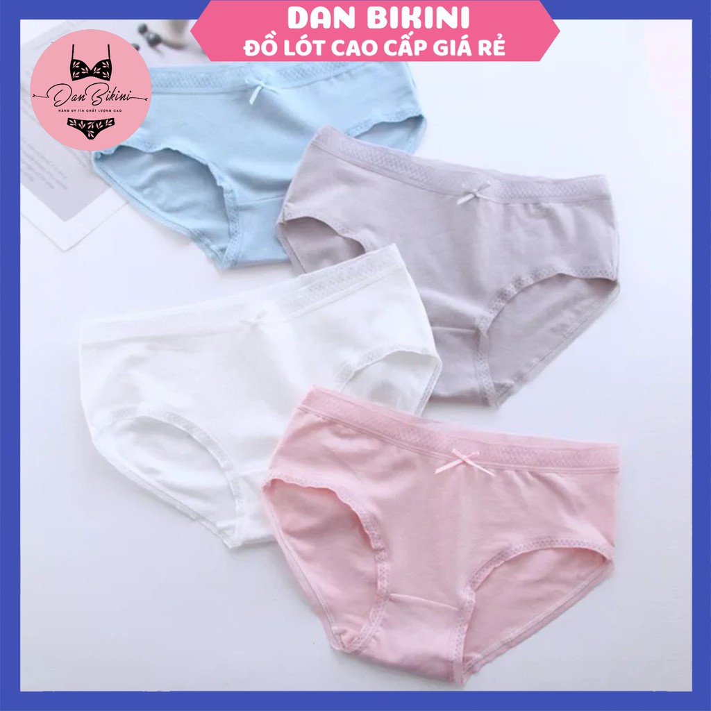 Quần Lót Nữ Cotton kháng khuẩn thoáng mát viền chun ôm dáng mẫu 981