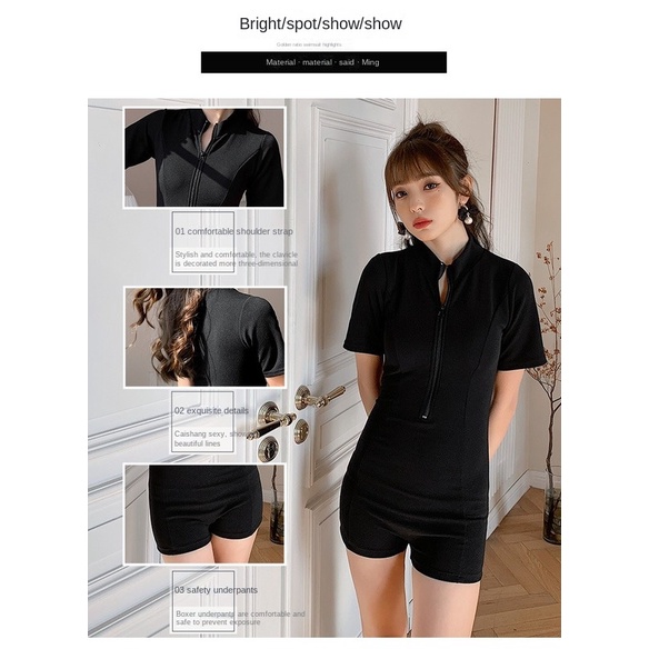 Bộ Đồ Bơi Một Mảnh Thiết Kế Quyến Rũ Thời Trang Theo Phong Cách Hàn Quốc Cho Nữ