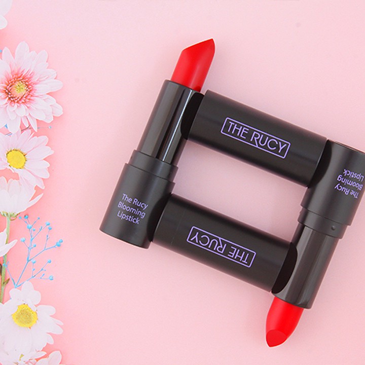 Son Lì Matte Bền Màu The Rucy Blooming Lipstick 3.5g