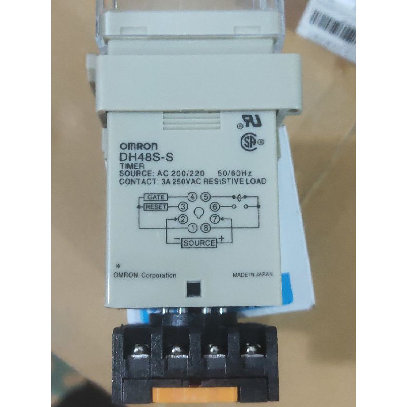 Relay thời gian đồng hồ thời gian Omron DH48S-S (H5CN) hẹn tắt mở 24V, 220V, 380V kèm đế