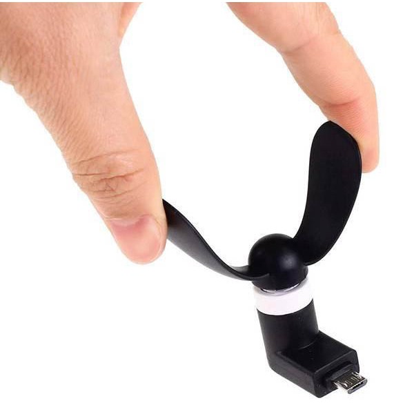 Quạt Mini Silicon Usb 2 trong 1 cho PC và Android siêu lạ ( giao màu ngẫu nhiên )