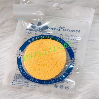 Bông rửa mặt bọt biển an toàn cho da Hàn Quốc Mira Aroma