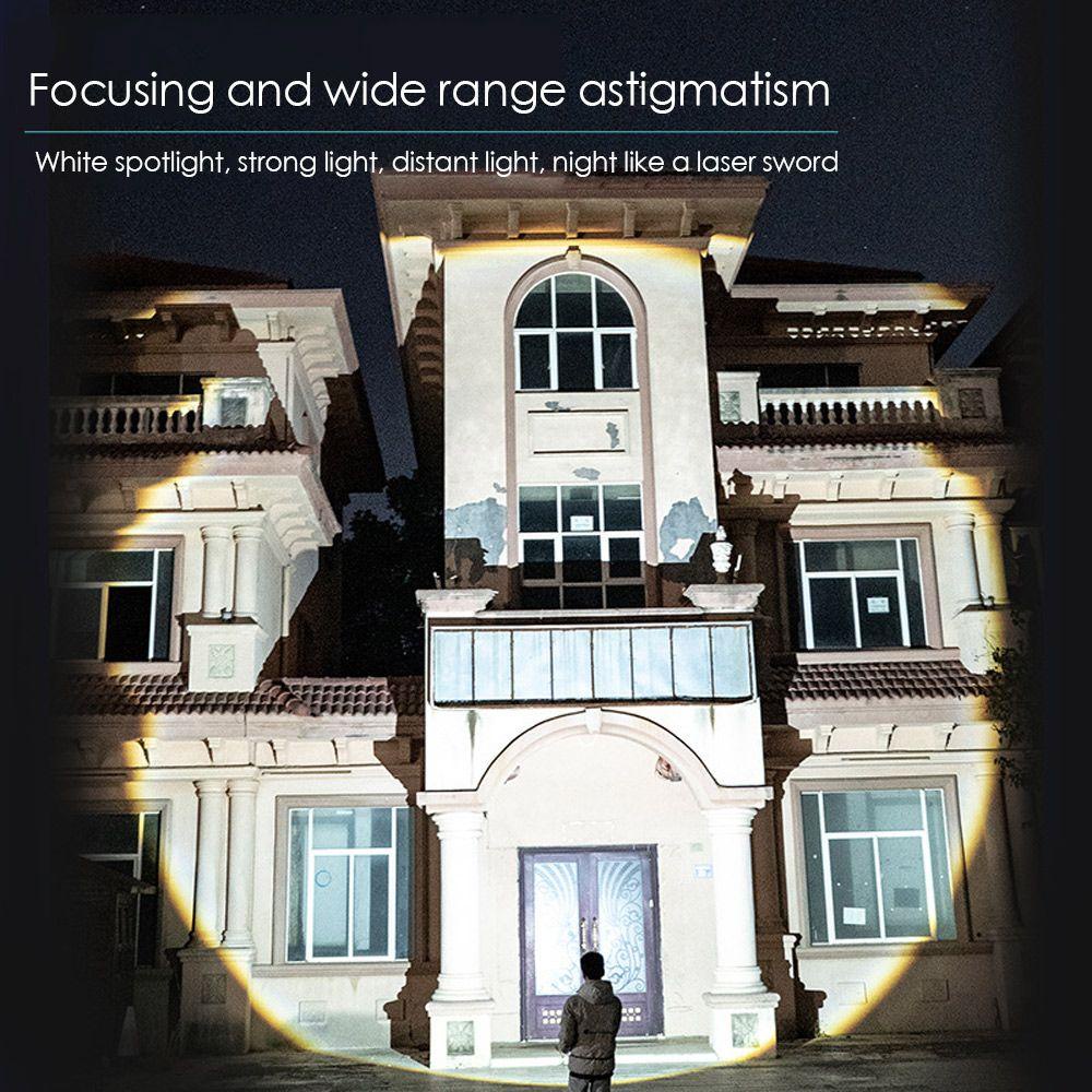 Đèn Pin Laser Ánh Sáng Trắng Siêu Sáng Sử Dụng Ngoài Trời Tiện Lợi