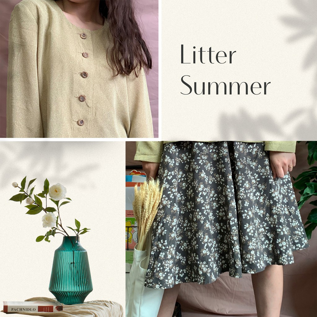 Chân váy hoa nhí 2hand | BigBuy360 - bigbuy360.vn