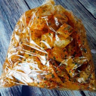 500g bánh tráng cuộn tép sate chà bông