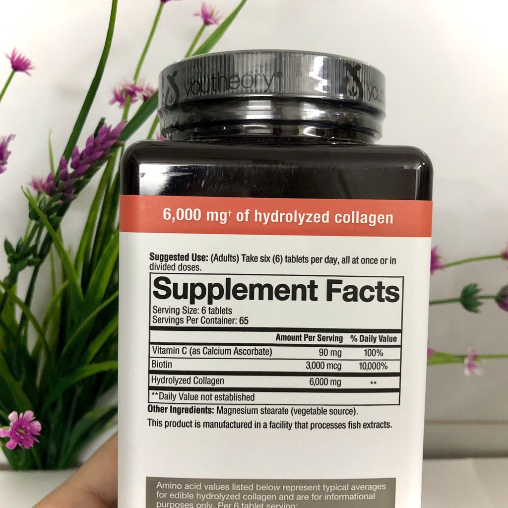 ❤ [Date 2/2023] Youtheory Collage biotin 390 viên Mỹ, Nhãn đẹp, Chuẩn xịn | BigBuy360 - bigbuy360.vn