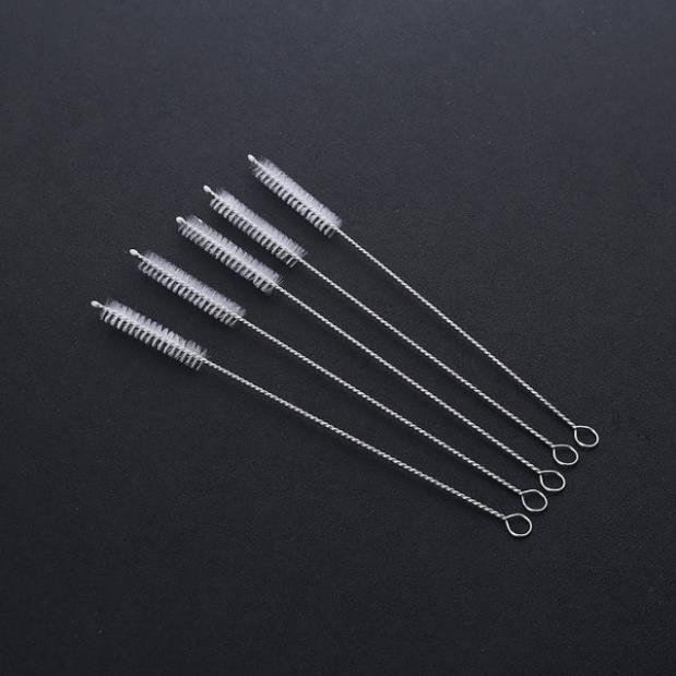 Cọ rửa ống hút sữa bón sữa dây hút mũi bằng thép