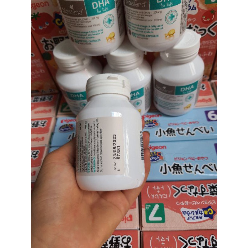 Viên uống bổ sung DHA cho bé Bio Island DHA kid Úc