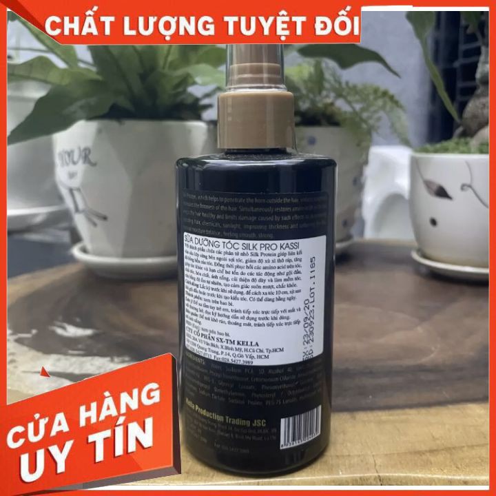 [TẬN GỐC] xịt duongx tóc ,sữa duongx tóc Kassi Silk Pro 250ml cấp ẩm , nuôi dưỡng tóc khỏe , cải thiện tóc phục hồi hư t