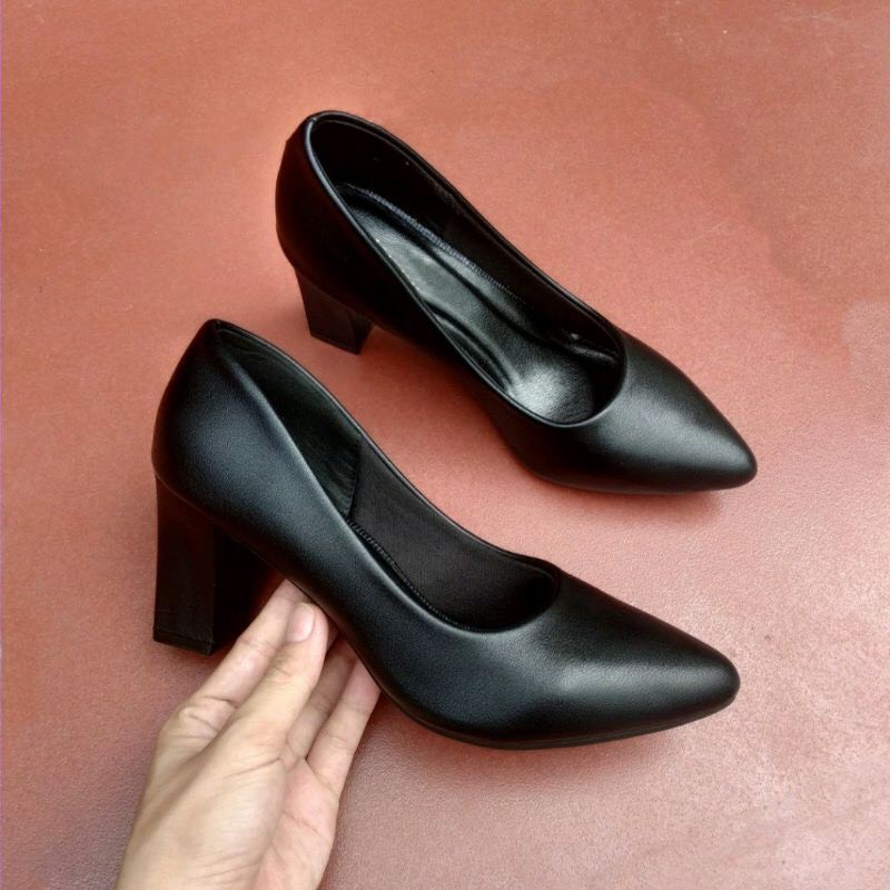 Giày Công Sở Nữ 7 Phân Chất Da Mềm Chuẩn Phom Size 35 - 39