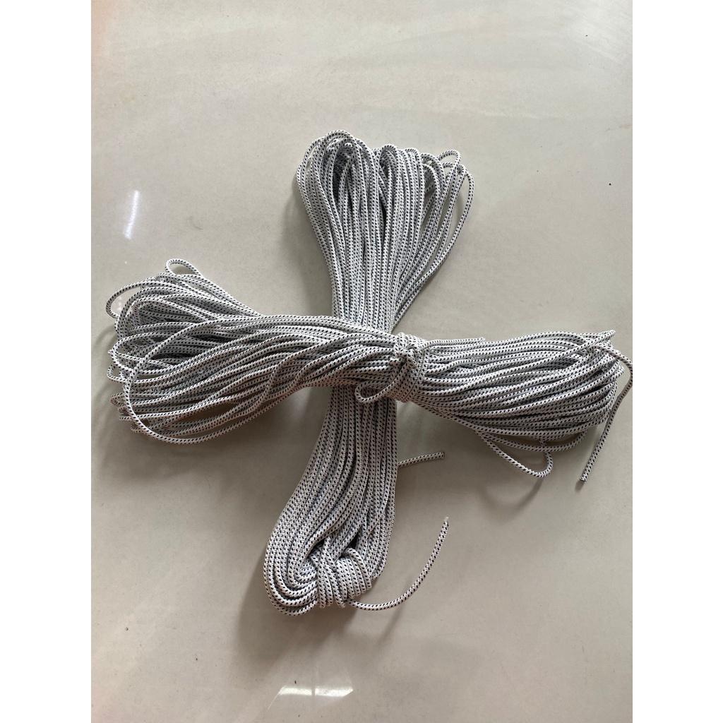 Dây dù tròn, 1 cuộn dài 29-30m, loại 4mm, siêu chắc chắn, bền, dây buộc đồ, cắm trại, leo núi