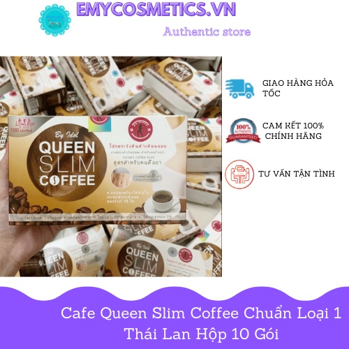 Bán lẻ combo 5 gói cafe queen idol coffee dùng thử thái lan