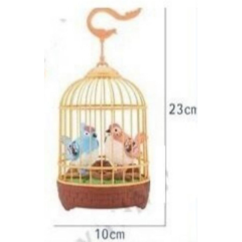 Đồ chơi lồng chim hót nhạc đèn 888-2 (tặng 3 pin 2A)