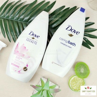 Sữa tắm dove ❤️ freeship ❤️ sữa tắm caring bath shea butter 500ml