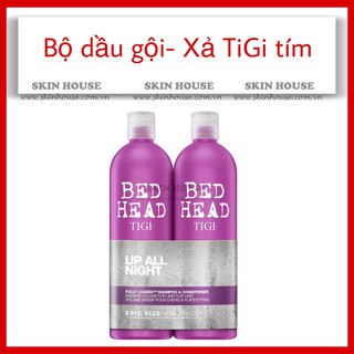 Cặp Gội Xả TiGi Bed Head Tím Tăng Độ Phồng Dưỡng Mềm Tóc