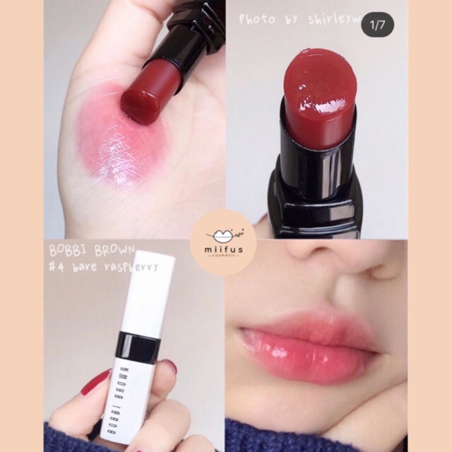 Hàng Pháp - Son dưỡng Bobbi Brown Extra Tint màu Bare Raspbe | BigBuy360 - bigbuy360.vn
