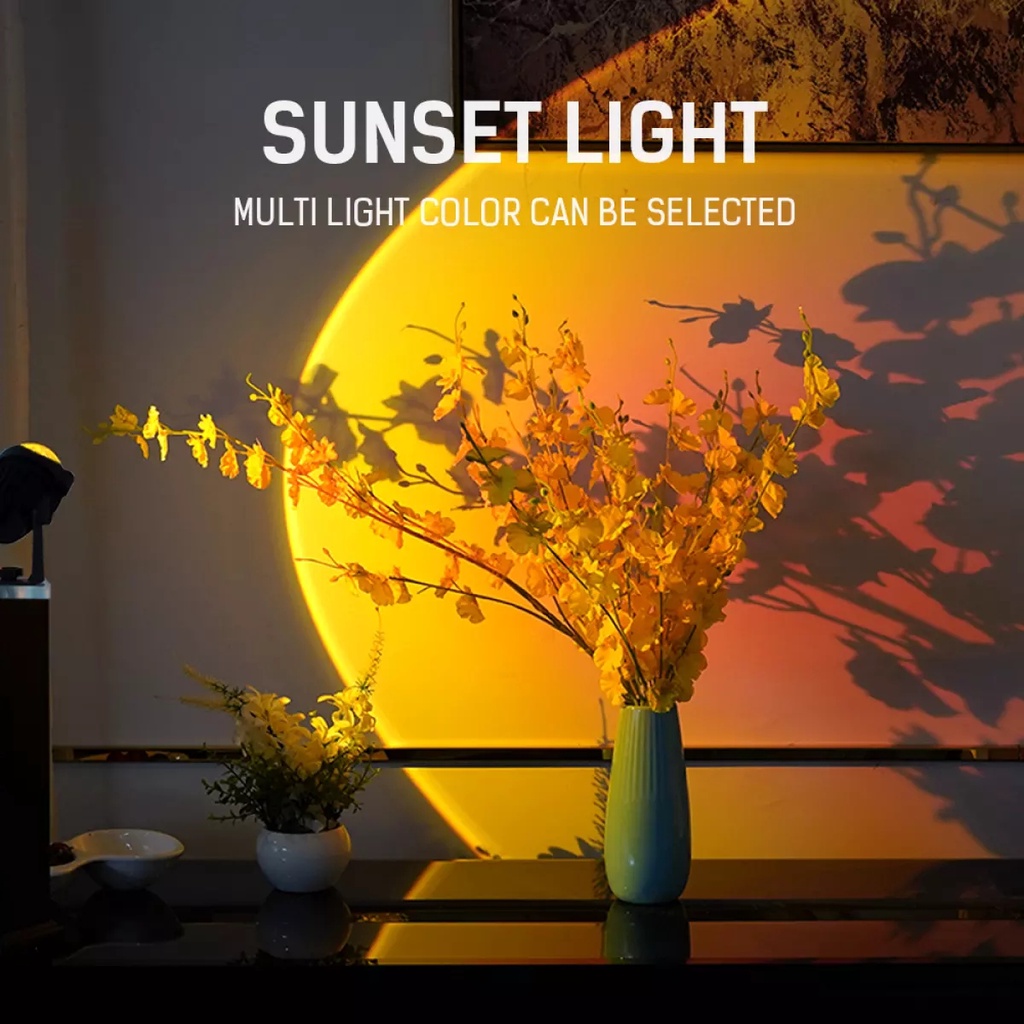 Đèn Hoàng Hôn, Sunset, TIKTOK  Đèn chiếu cầu vồng trang trí, chụp hình, quay TikTok