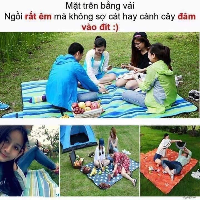 Thảm dã ngoại đi picnic siêu tiện dụng