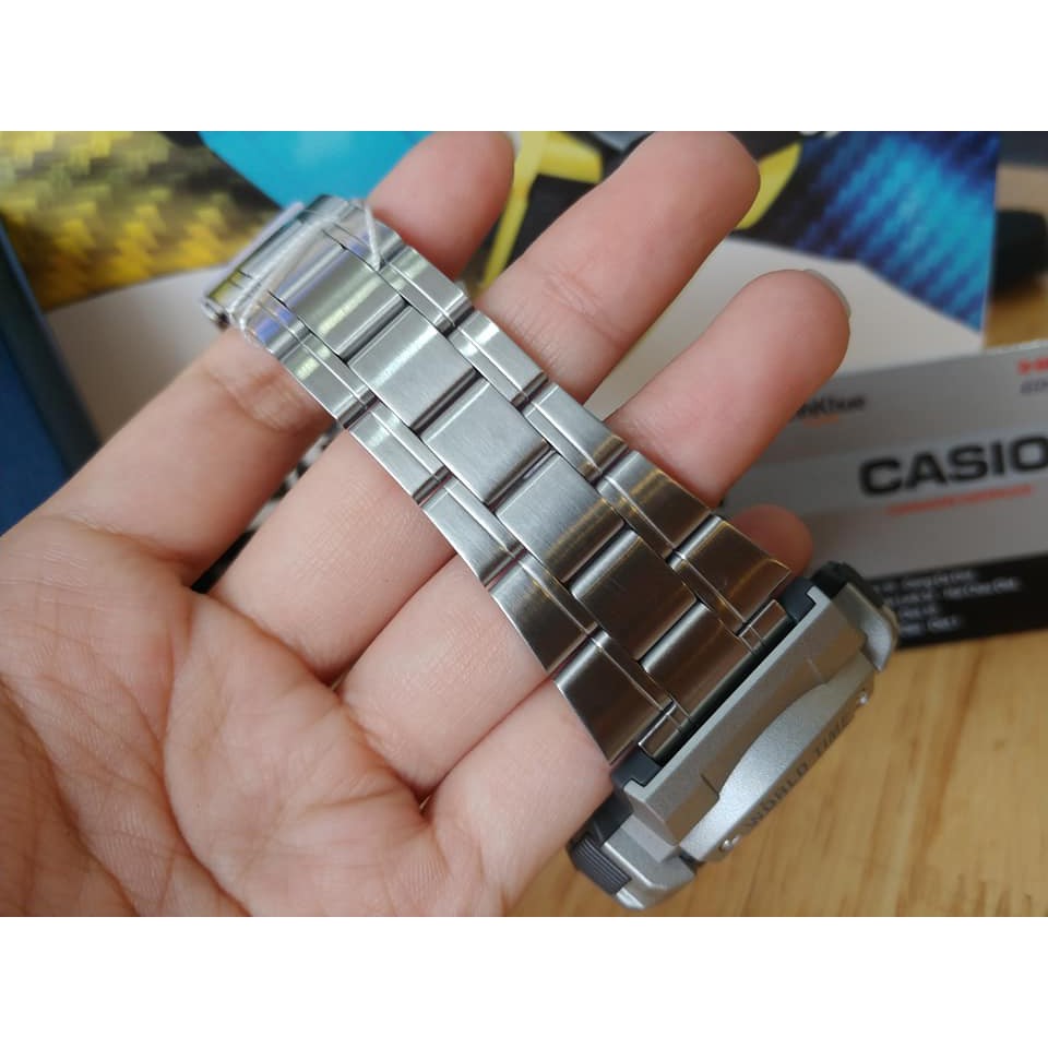 Đồng hồ nam Casio Standard thể thao, điện tử giá rẻ - Dây bằng thép không gỉ, chống nước 10ATM (AE-1400WHD-1AVDF)