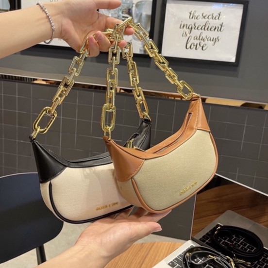 Túi quai xích to kẹp nách dáng thuyền kèm dây đeo chéo hàng đẹp Sonasi TXN0050