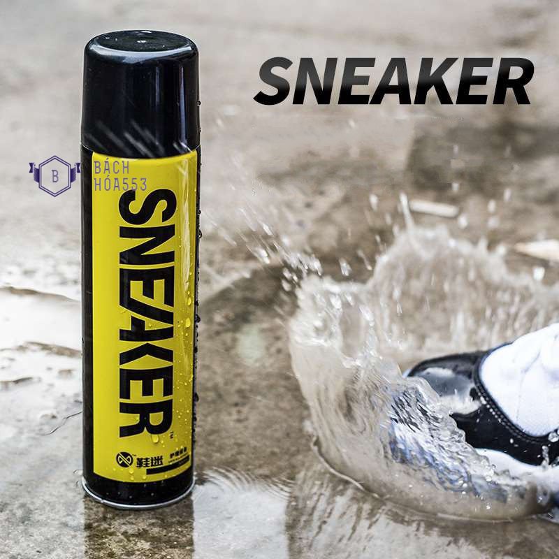 Chai xịt nano chống thấm nước giày Sneaker 300ml - Chống thấm nước, Chống bám bụi, Chống ố vàng